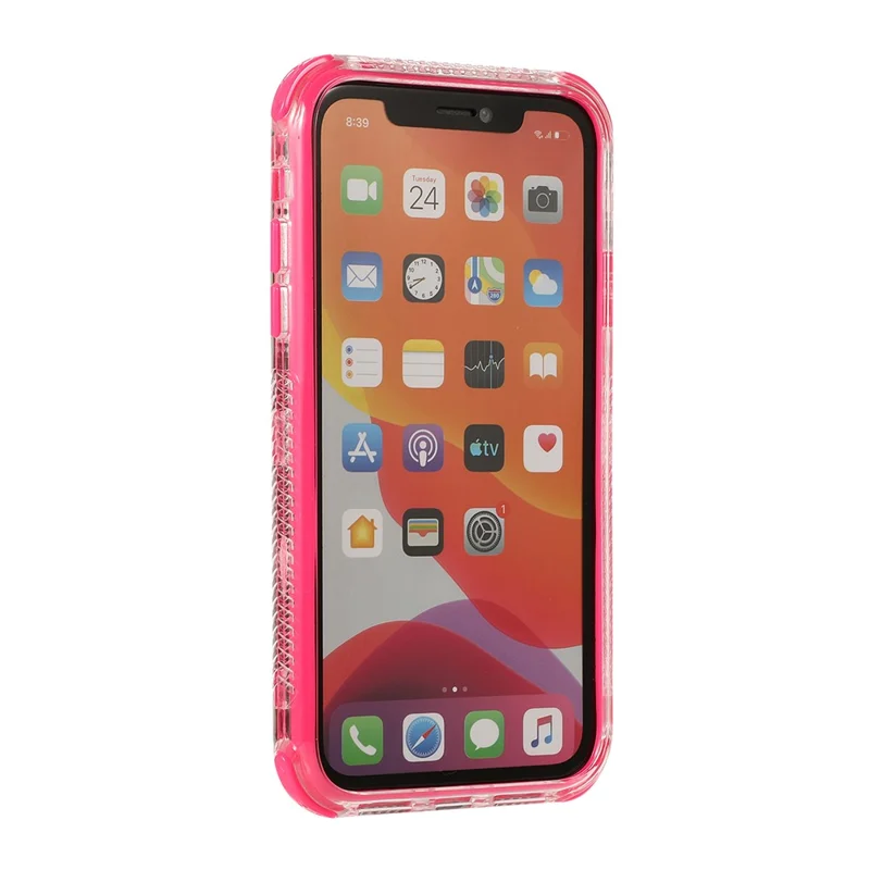 Hard PC+TPU Detachable Protective Case for iPhone 12 Pro/12 - Rose