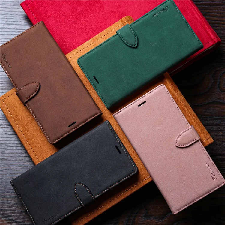 Forwenw F1 Série de Portefeuille de Portefeuille en Cuir Pour Iphone 11 6,1 Pouces - le Noir