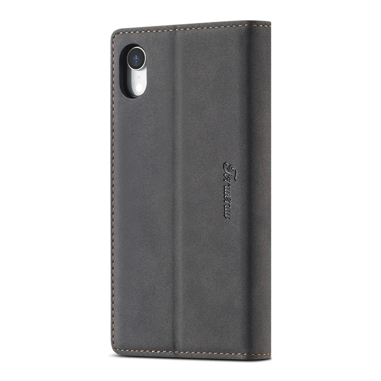 Forwenw F1 Serie Case Per Iphone XR 6,1 Pollici di Pellicola in Pelle - Nero