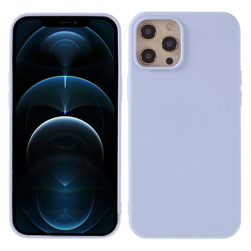 X-LEVEL Anti-scratch Liquid Silicone Back Cover for iPhone 12 Pro Max 6.7-inch - Purple