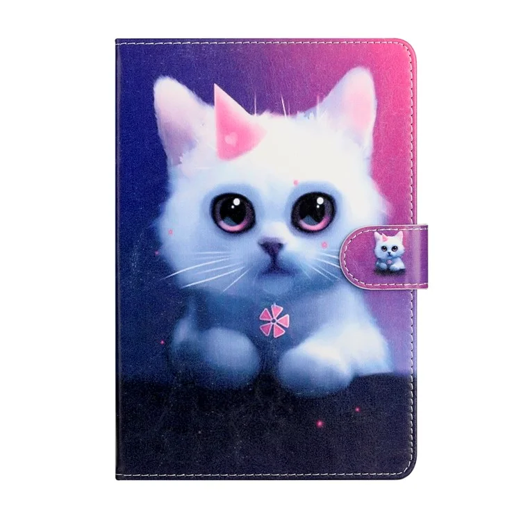 Muster Druckbrieftaschenstand Leder Tablettenabdeckung Für Ipad Mini/mini2/mini 3/mini 4/mini (2019) 7,9 Zoll - Katze