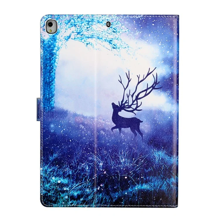 Pattern Printing Wallet Stand Leather Tablet Case for iPad Air 10.5 inch (2019)/iPad 10.2 (2021)/(2020)/(2019) - Elk