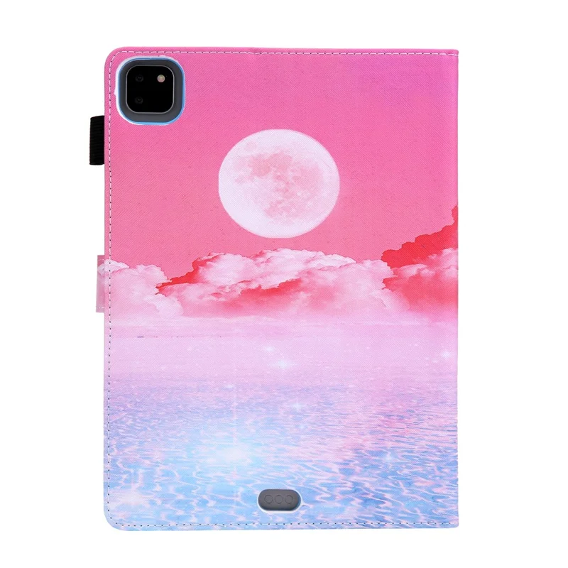 Custodia Smart in Pelle con Stampa a Motivo e Supporto per iPad Air 11 (2025) / (2024) / Pro 11 (2022) (2021) (2020) / Air (2020) (2022) - Afterglow