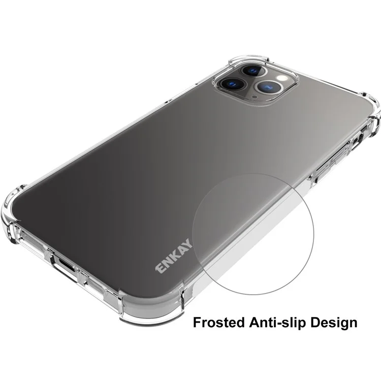 ENKAY HAT PRINCE Clear TPU Case with [Full Glue] [Complete Cover] Tempered Glass Screen Film for iPhone 12 / 12 Pro