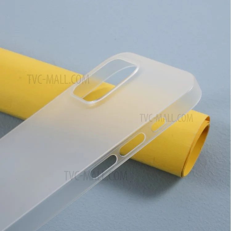 Ultra Thin 0.3mm Hard Plastic Case for iPhone 12 Pro / iPhone 12 - Transparent
