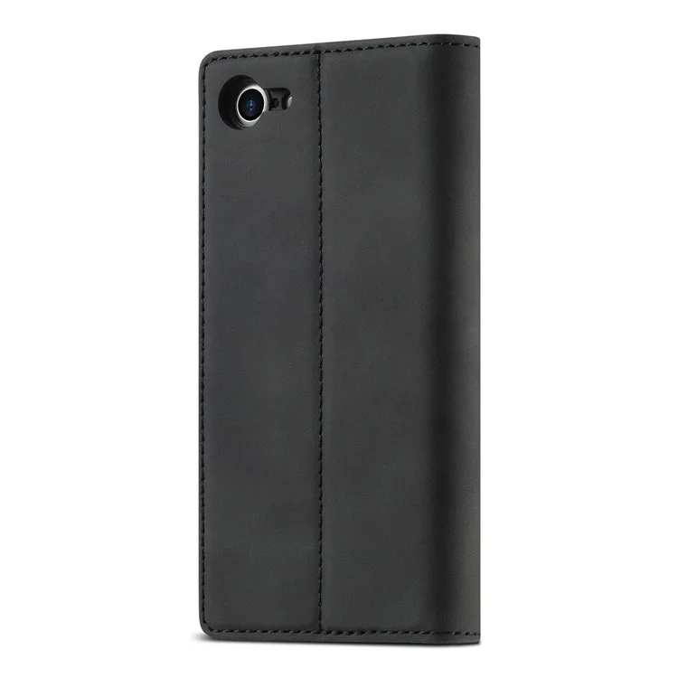 Lc. Imeeke Strong Auto-absorbido de Trabajo de Trabajo de Estilo de Negocio Con Cáscara Para Iphone 7/8/SE (2020)/SE (2022) - Negro