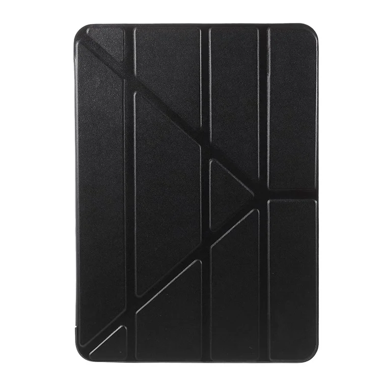 Origami Stand Smart Leather Shell Case Para Ipad Air (2020)/Air (2022) - Negro