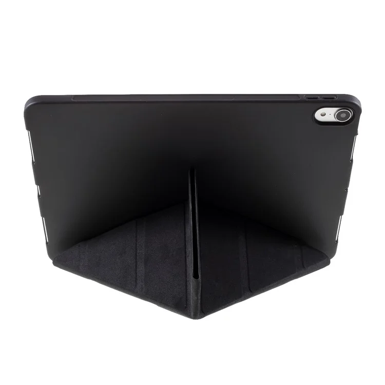 Origami Stand Smart Leathel Shell Case Per Ipad Air (2020)/Air (2022) - Nero