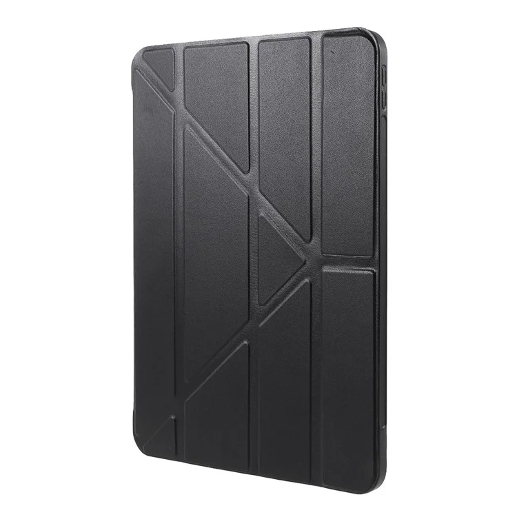 Origami Stand Smart Leather Shell Case Para Ipad Air (2020)/Air (2022) - Negro