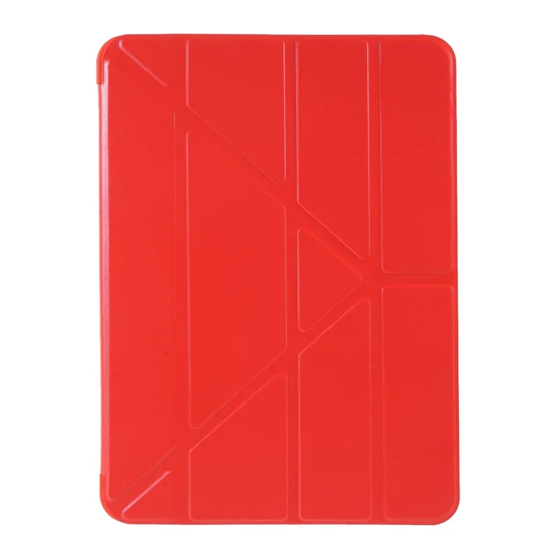 Origami Stand Smart Leather Shell Case for iPad Air 11 (2026) / (2025) / (2024) / Air (2022) / (2020) - Red