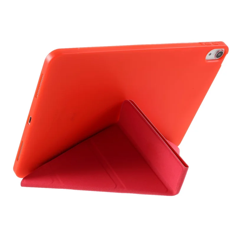 Origami Stand Smart Leather Shell Case for iPad Air 11 (2026) / (2025) / (2024) / Air (2022) / (2020) - Red