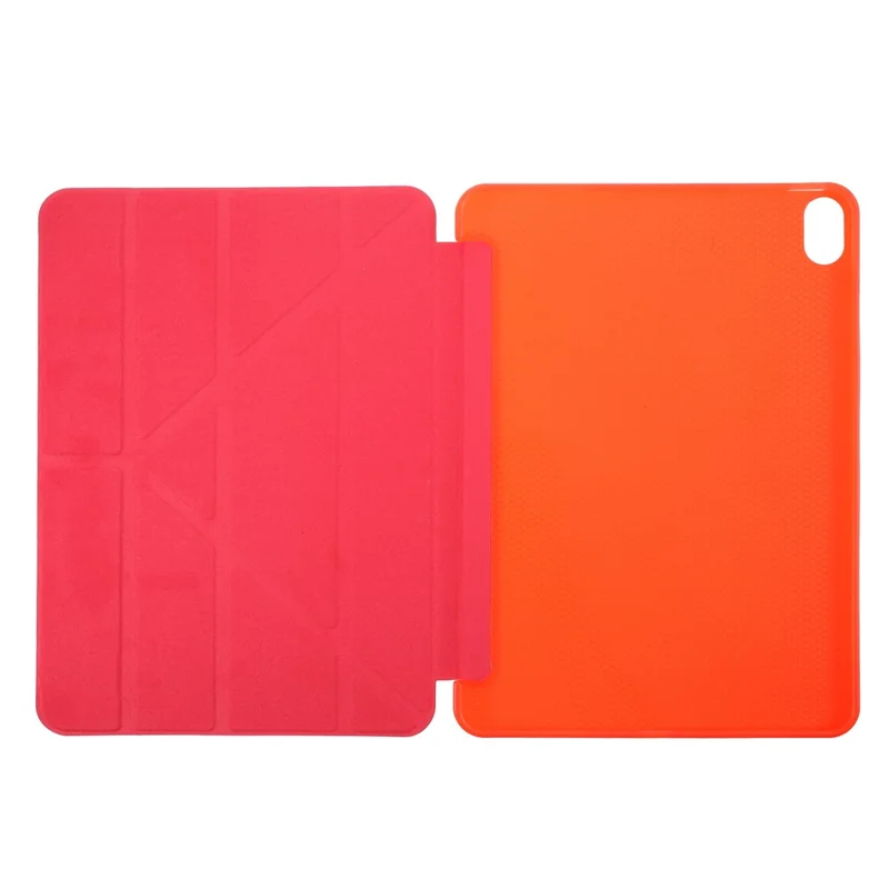 Origami Stand Smart Leather Shell Case for iPad Air 11 (2026) / (2025) / (2024) / Air (2022) / (2020) - Red