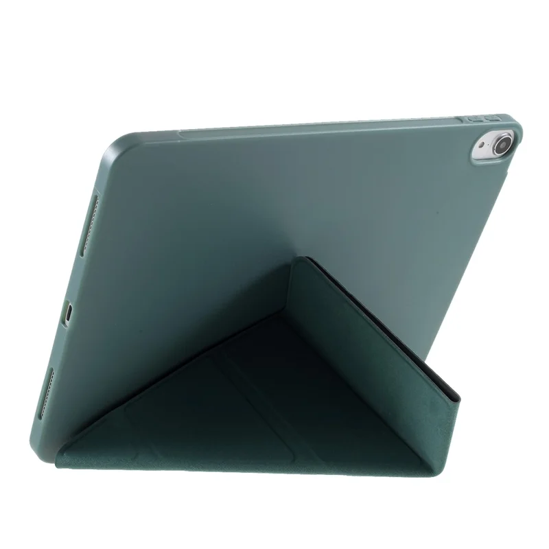 Origami Stand Smart Leather Shell Case for iPad Air 11 (2026) / (2025) / (2024) / Air (2022) / (2020) - Green