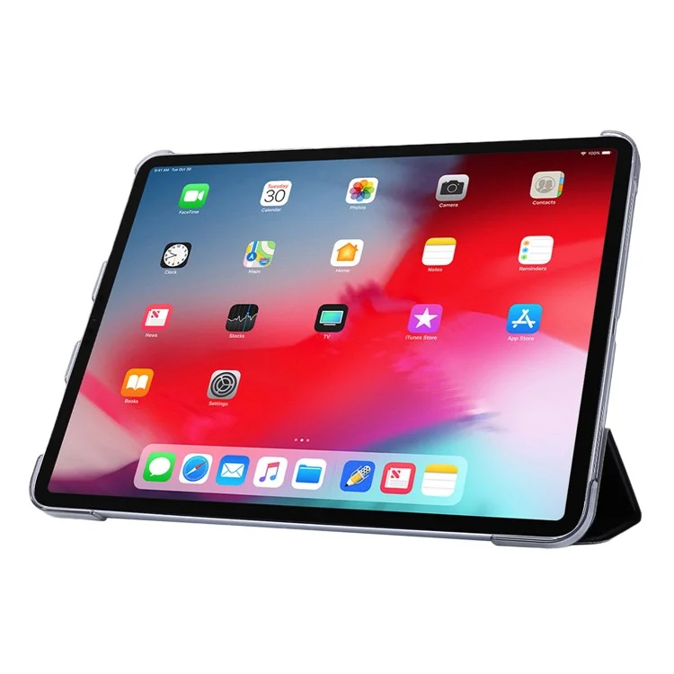 Settura Settura Tri-fold Stand PU Peth Flip Caso Caso Per Ipad Air (2020)/air (2022) - Nero