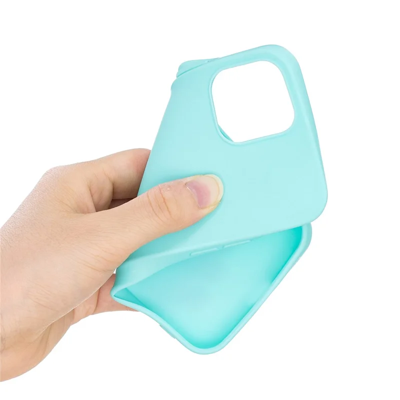 Pure Colour Matte Soft TPU Cover Phone Case for iPhone 12 Pro / iPhone 12 - Baby Blue