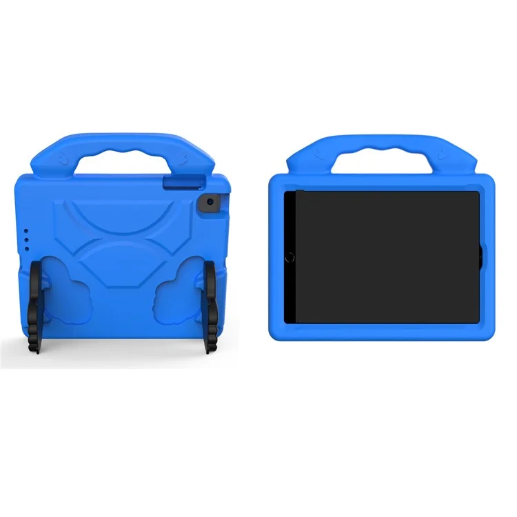 Anti-shock Kickstand Thumb EVA Tablet Case for iPad mini (2019) 7.9 inch / mini 4 - Blue