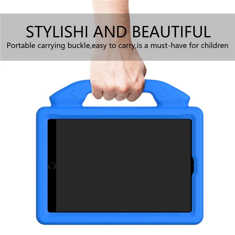 Anti-shock Kickstand Thumb EVA Tablet Case for iPad mini (2019) 7.9 inch / mini 4 - Blue
