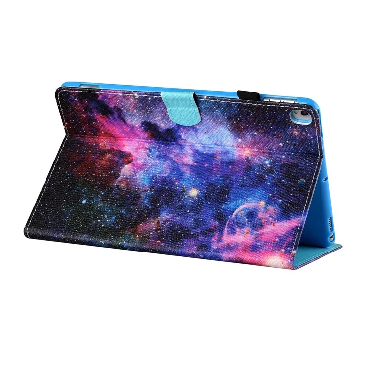 Pattern Printing Leather Stand Tablet Cover Shell for iPad 10.2 (2021)/(2020)/(2019)/iPad Air 10.5 inch (2019) - The Milky Way