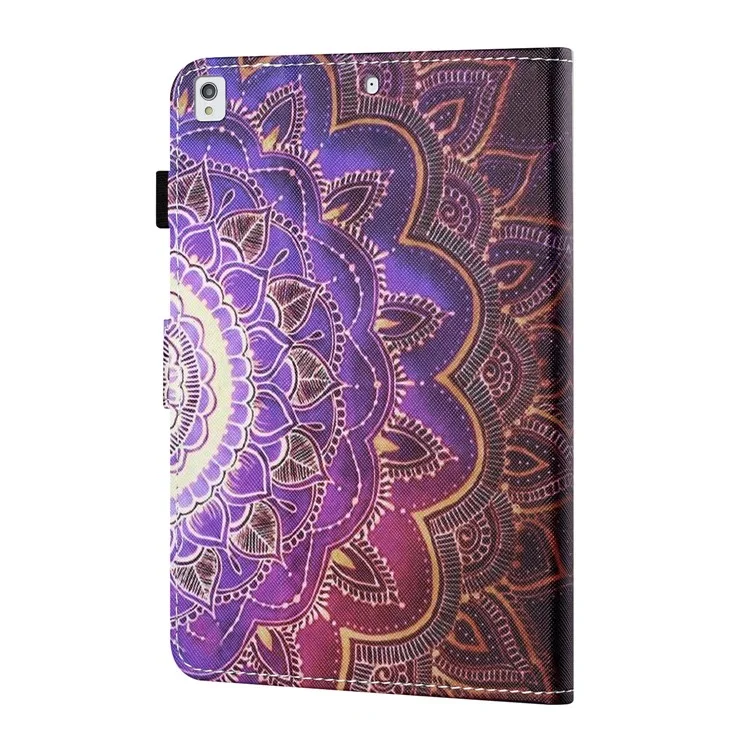 Motif D'impression en Cuir en Cuir Shell de Couverture Pour Ipad 10.2 (2021) / (2020) / (2019) / Ipad Air 10,5 Pouces (2019) - Mandala