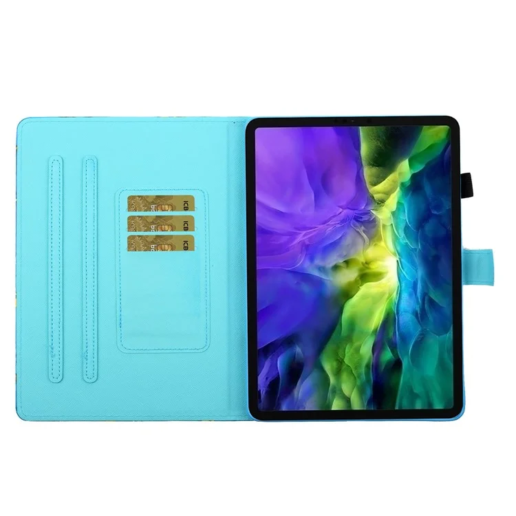 Pattern Printing Leather Stand Tablet Case for iPad Pro 11-inch (2020) (2021) (2022) / iPad Air (2020) / Air (2022) - The Milky Way
