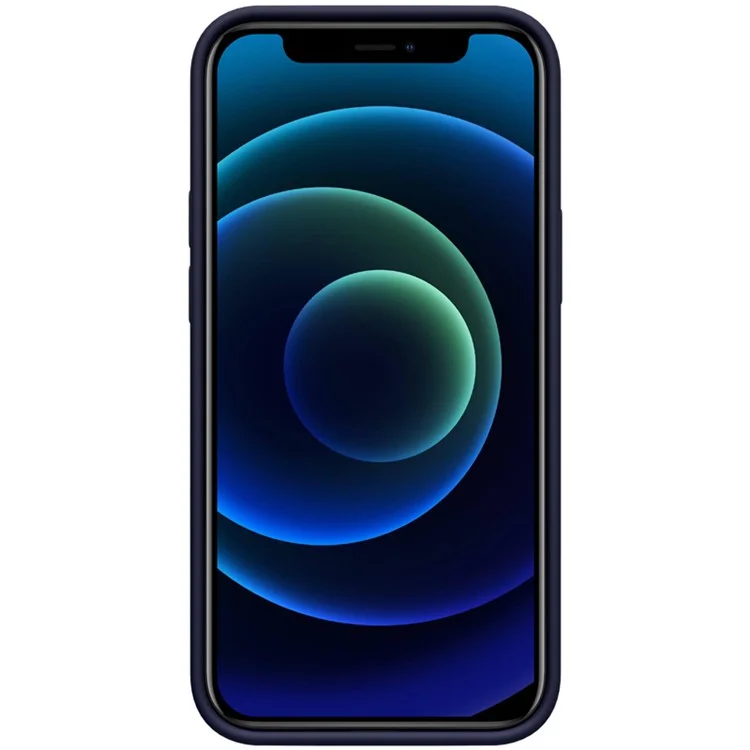 NILLKIN Smooth Surface Magnetic Absorption Liquid Silicone Cover for iPhone 12 mini - Blue