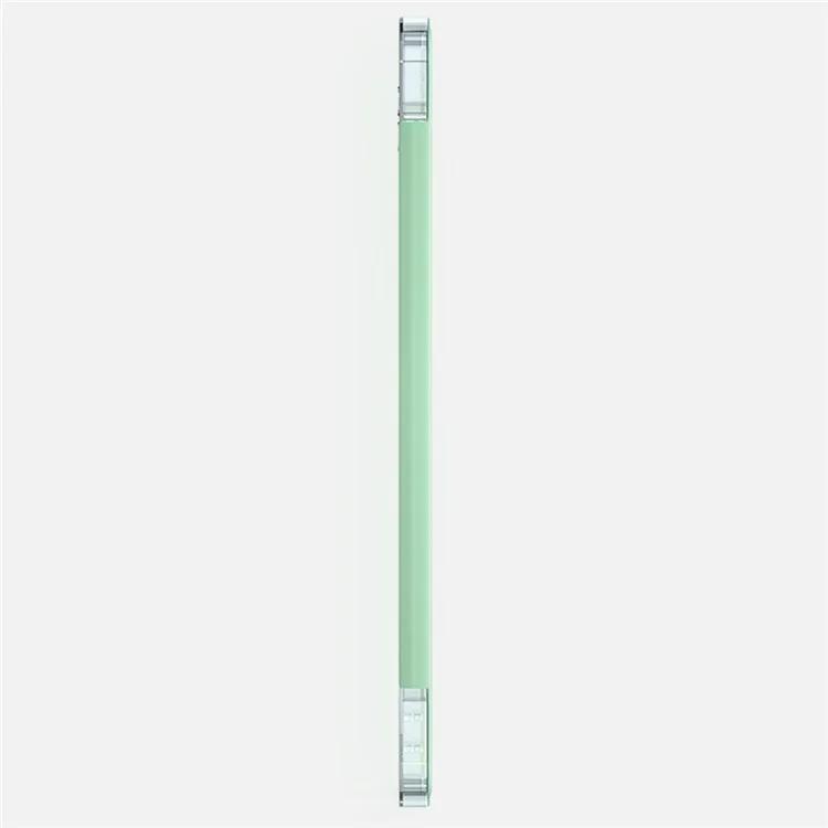Leather Cover + Transparent TPU Inner Case with Pen Slot for iPad Air (2020)/Pro 11-inch (2018) - Light Green
