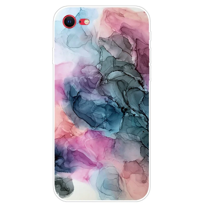 TPU Marble Pattern Printing Phone Case for iPhone SE (2020)/SE (2022) / 8 / 7 - Style G