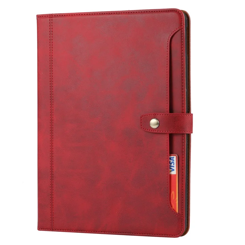 Taske med stand og design i PU-læder til tablet til iPad 10,2 (2020) - Rød