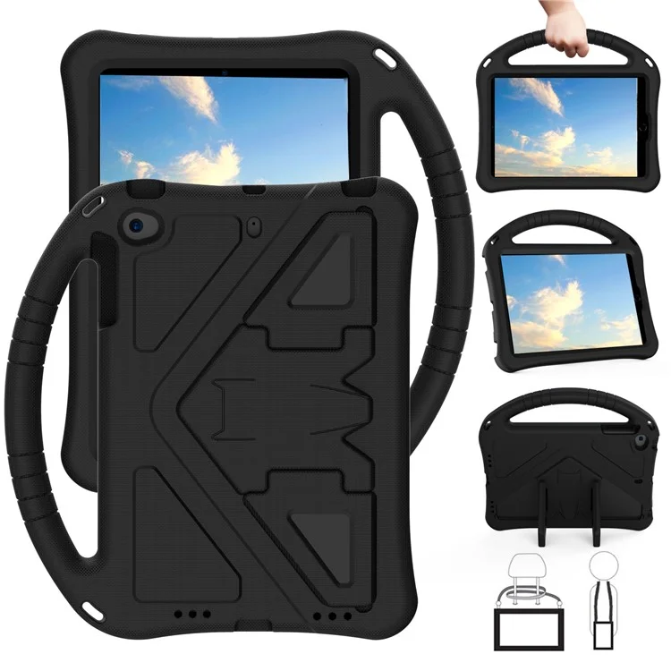 Diseño de Kickstand Diseño de Choque EVA Handheld Eva Para Ipad Mini 4/(2019) 7.9 Pulgadas - Negro