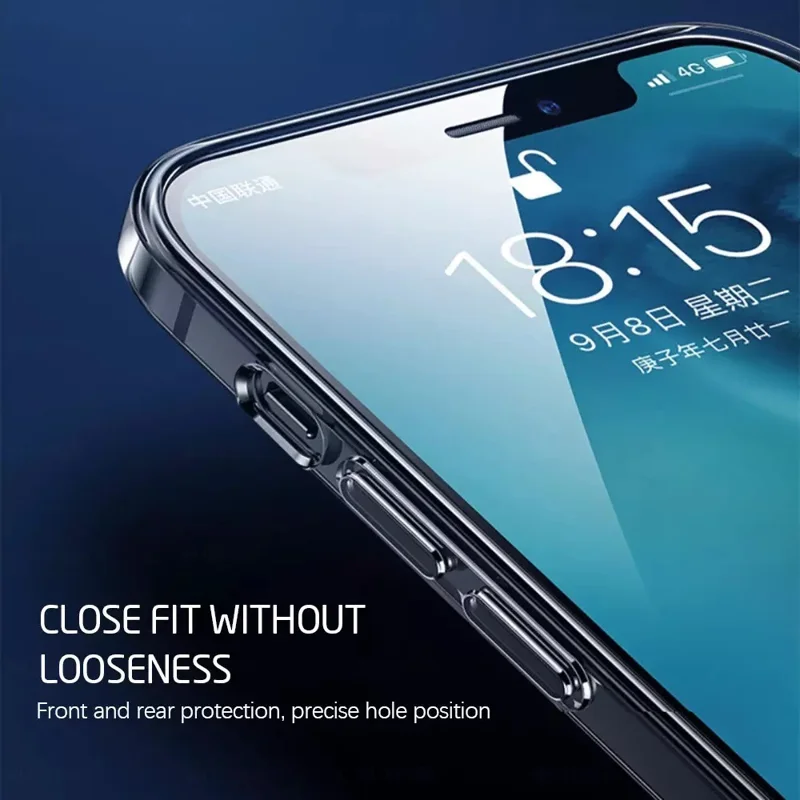 Clear Acrylic+TPU Phone Case Compatible with MagSafe for iPhone 12 Pro / iPhone 12