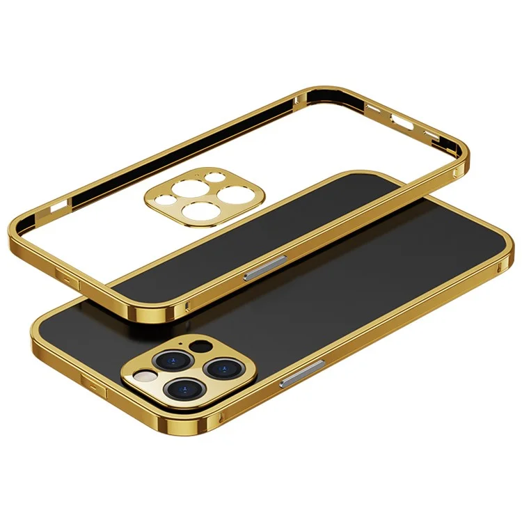 Aluminium Alloy Electroplating Metal Phone Protective Case + Camera