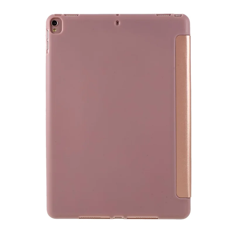 AMORUS Tri-fold Stand Leather Smart Case with TPU Back Cover for iPad 10.2 (2021)/(2020)/(2019) - Rose Gold