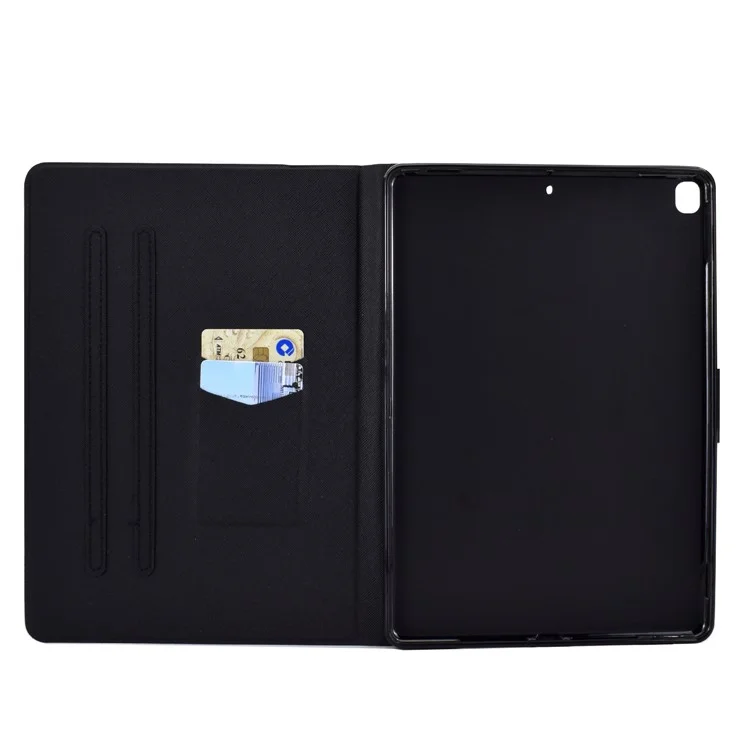 Modèle de Protection Complet Impression de Table de Support en Cuir Pour Ipad Pro 10,5 Pouces (2017) /10.2 (2021) / (2020) / (2019) / Air 10,5 Pouces (2019) - Lion