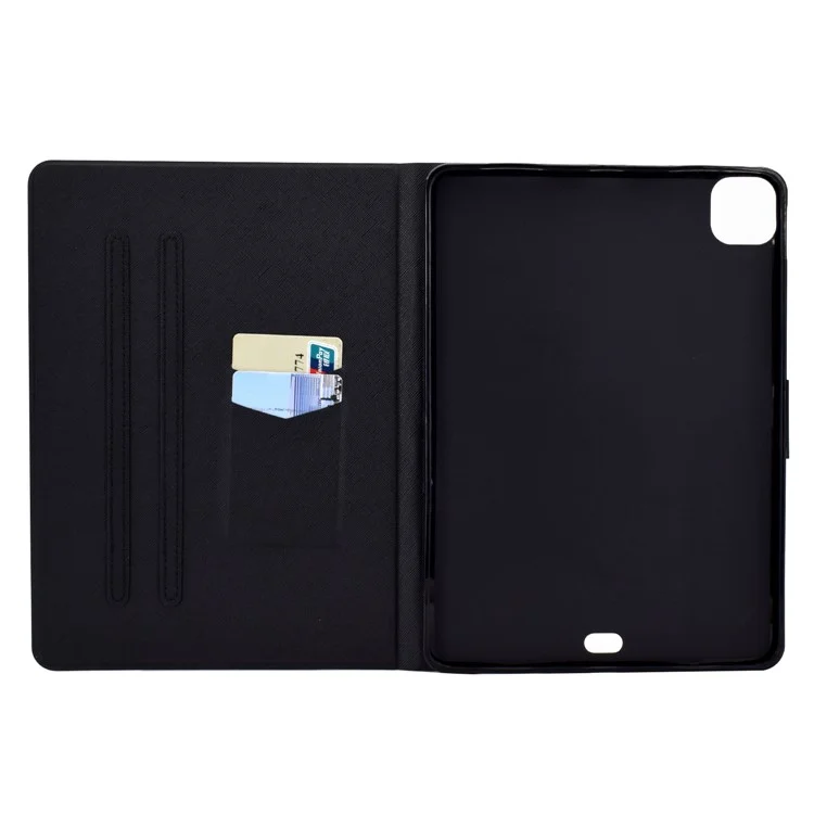 Design Standard di Protezione Completa Stampa Tablet in Pelle Per Ipad Pro 11 Pollici (2018)/Pro 11 Pollici (2020)/Pro 11 Pollici (2021)/iPad Air (2020)/Air (2022) - Leone