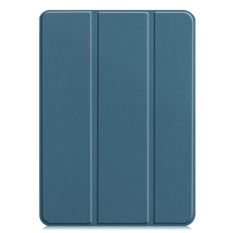 Stable Tri-fold Stand Design Leather Stand Case [Auto Sleep/Wake Function] for iPad Pro 12.9-inch (2021) - Blue