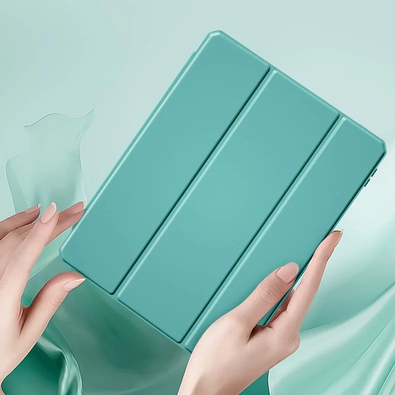 MUTURAL pour iPad Pro 11 (2021)(2020)(2022) Étui de tablette PC + TPU Réveil/Veille automatique Housse de protection avec fente pour stylo - Bleu ciel