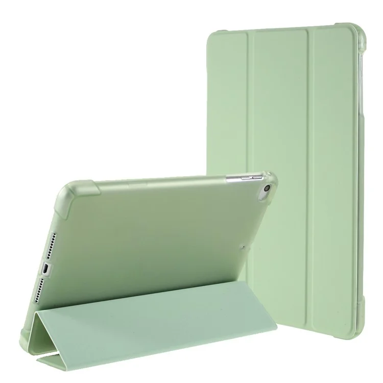 Umfassender Tri-Fold-Ständer aus Lederhülle [mit Apple Pencil Aufbewahrungsnut] für iPad Mini 1/2/3/4/(2019) 7.9 Zoll - Hellgrün