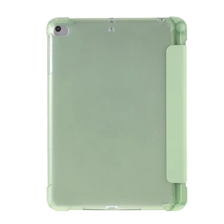 Umfassender Tri-Fold-Ständer aus Lederhülle [mit Apple Pencil Aufbewahrungsnut] für iPad Mini 1/2/3/4/(2019) 7.9 Zoll - Hellgrün