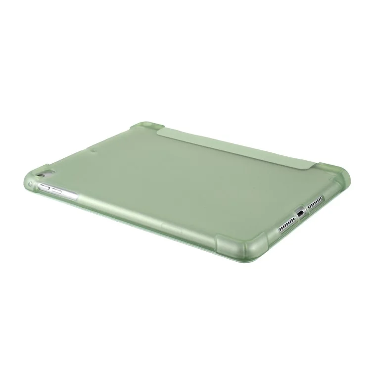 Umfassender Tri-Fold-Ständer aus Lederhülle [mit Apple Pencil Aufbewahrungsnut] für iPad Mini 1/2/3/4/(2019) 7.9 Zoll - Hellgrün