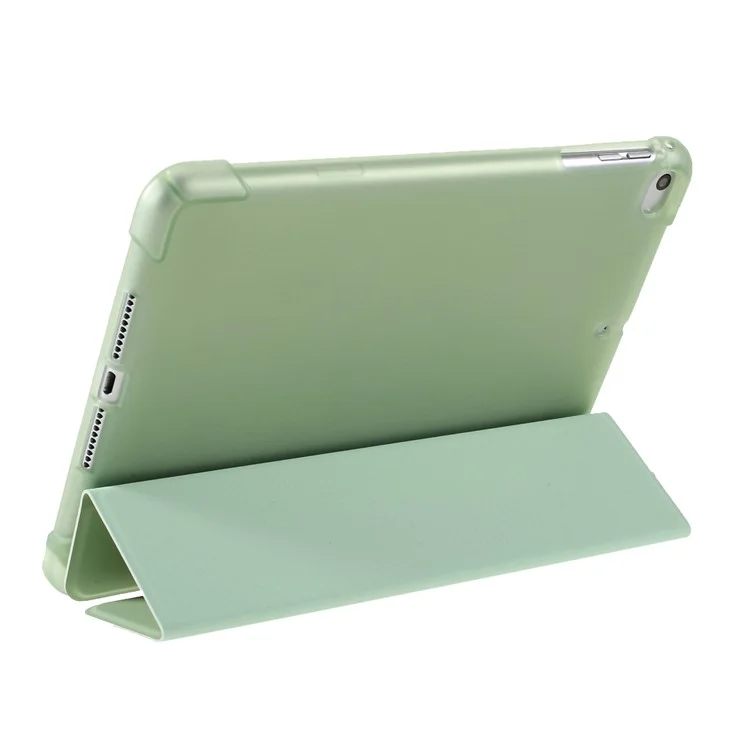Umfassender Tri-Fold-Ständer aus Lederhülle [mit Apple Pencil Aufbewahrungsnut] für iPad Mini 1/2/3/4/(2019) 7.9 Zoll - Hellgrün