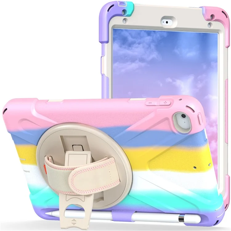 Coperchio di Tablet PC + Ben Protetto Con Cavalletto Rotativo Per Ipad Mini 4/(2019) 7,9 Pollici - Colorato/rosa