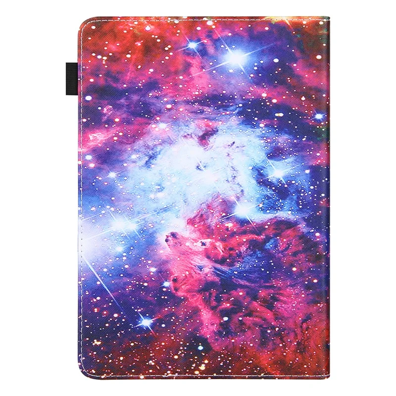 Cross Texture Pattern Printing Universal Leather Tablet Case for 8-inch Tablets - Nebula