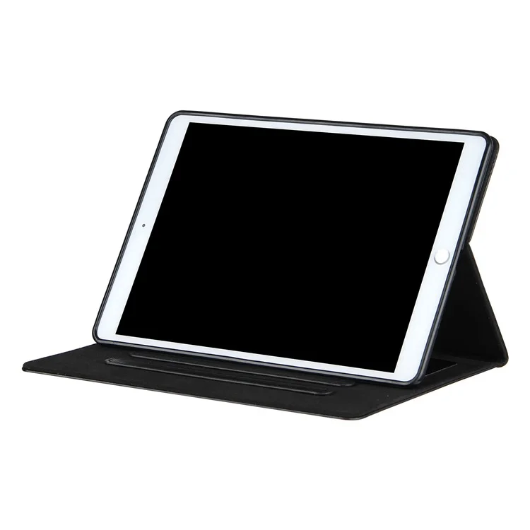 Concha Protectora de Tableta de Cuero de Protección Completa Con Impresión de Patrones Para Ipad Air (2020)/Air (2022)/Pro 11 Pulgadas (2018)/(2020) - Negro