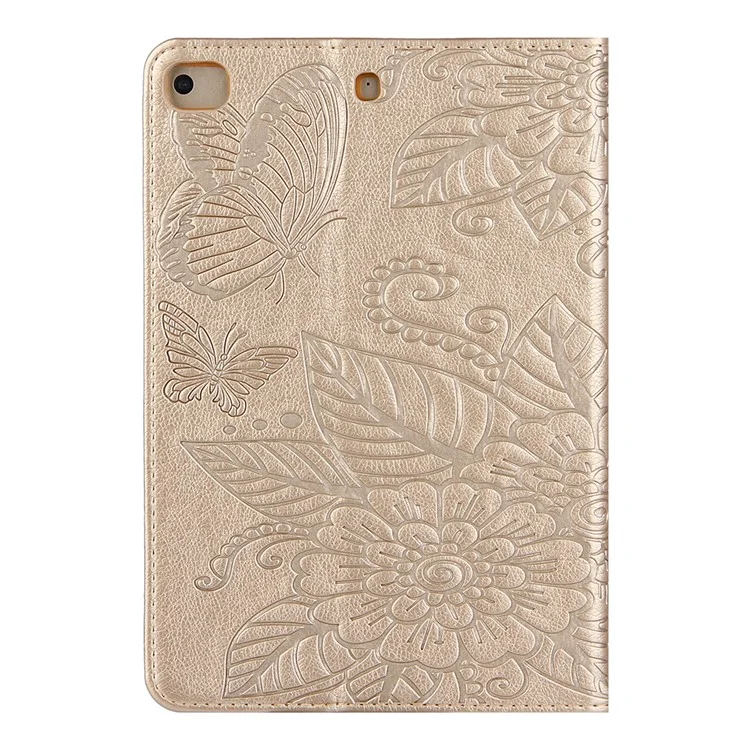 Modello Imprinting Full Protection Leather Tablet Protective Shell Per Ipad Mini 1/2/3/4/(2019) 7,9 Pollici - Oro