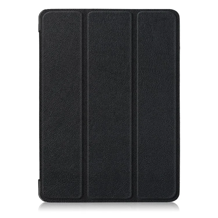 Case de Cuero PU PU PU Case de Stand Tri-fold Para Ipad Pro de 11 Pulgadas (2021)/(2020)/(2018)/Air (2020)/Air (2022) - Negro