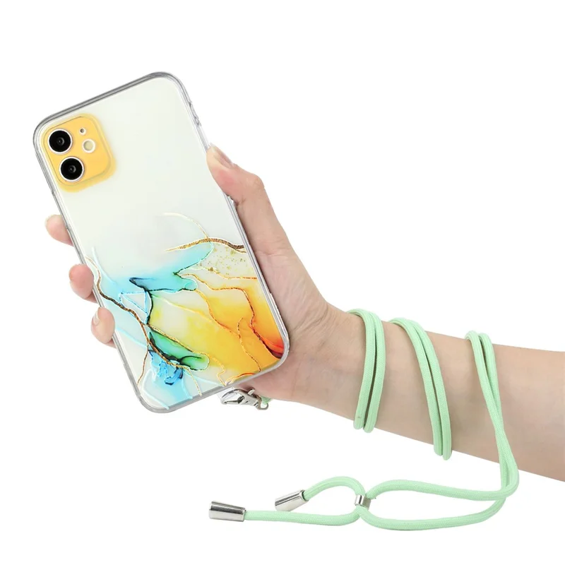 Marble Pattern Well-Protected Soft TPU Case for iPhone 11 6.1 inch - Style B