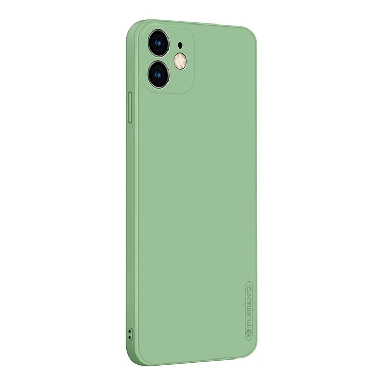 PINWUYO Soft Silicone Cell Phone Case Cover Protector für iPhone 12 mini - Grün