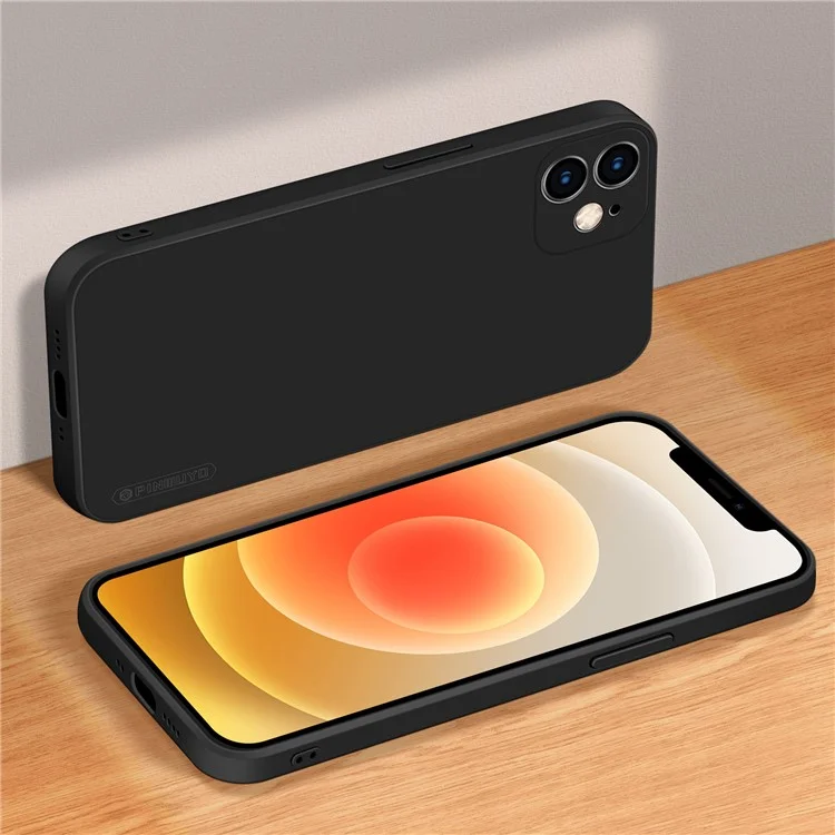 PINWUYO Soft Silicone Cell Phone Case Cover Protector für iPhone 12 mini - Grün