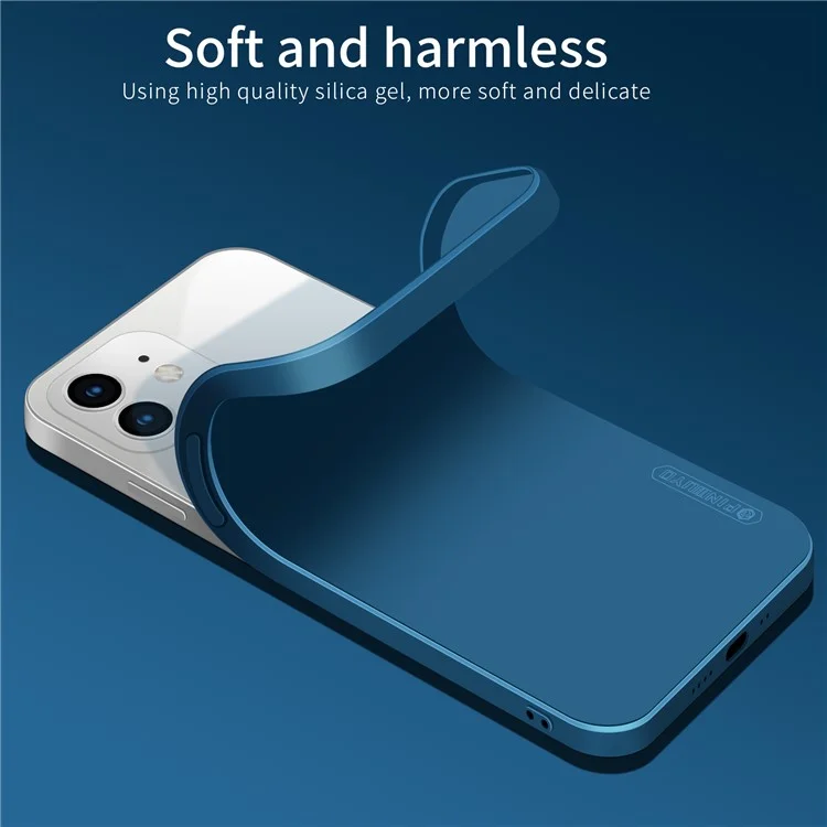 PINWUYO Soft Silicone Cell Phone Case Cover Protector für iPhone 12 mini - Grün