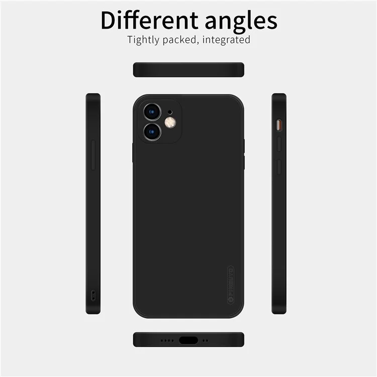 PINWUYO Soft Silicone Cell Phone Case Cover Protector für iPhone 12 mini - Grün